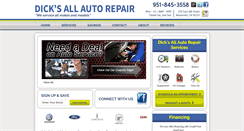 Desktop Screenshot of dicksallauto.com